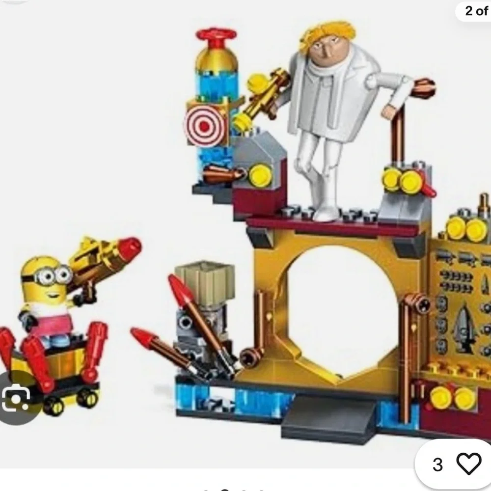 Mega Construx Despicable me 3 Dru’s Lair set FFJ35 168 pieces new in sealed box